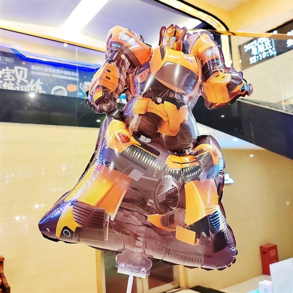  Bong bóng hình thú siêu nhân hoa mặt cười trang trí cho bé size trung [Có cây cầm] 