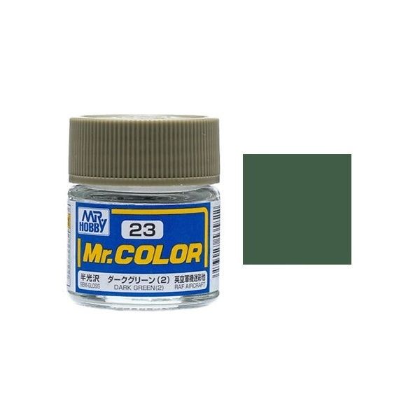  Lacquer C23 Dark Green (2) sơn mô hình màu xanh đậm 10ml Mr.Hobby C23 