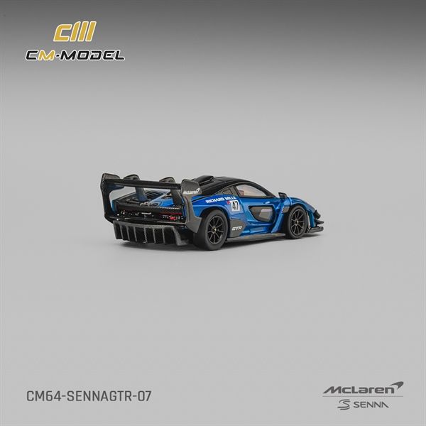  Mô hình xe Mclaren Senna GTR blue tỉ lệ 1:64 CM model CM64-SENNAGTR-07 