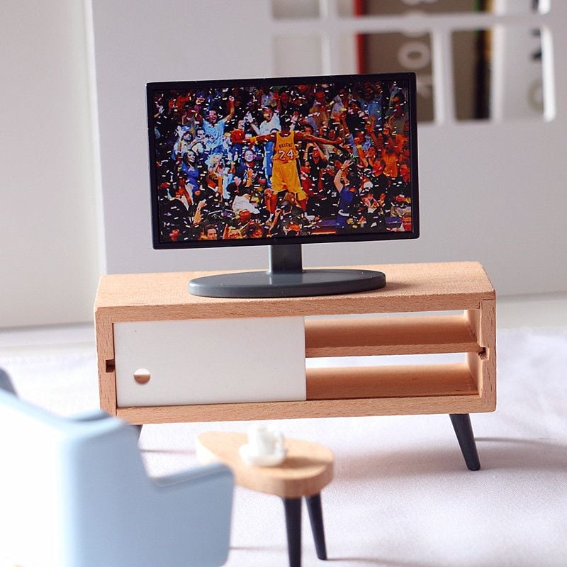 Phụ kiện decor mô hình Tivi và Bàn DE031