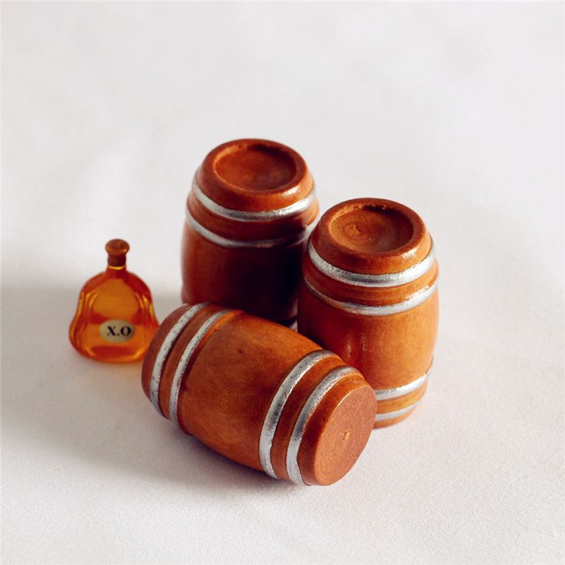 Phụ kiện decor mô hình thùng rượu DE032