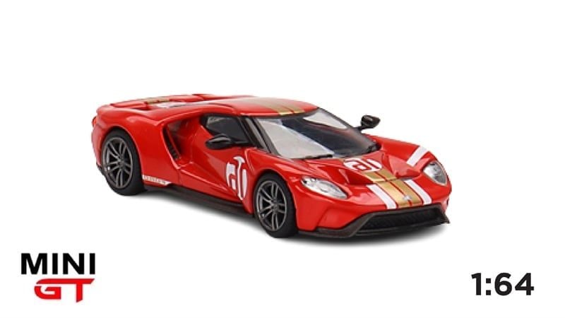  Mô hình xe Ford GT Alan Mann Heritage Edition tỉ lệ 1:64 MiniGT 