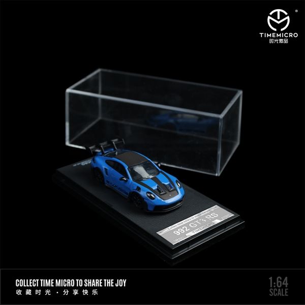  Mô hình xe Porsche 992 GT3 RS Starry Sky Blue tỉ lệ 1:64 TM644636-1 