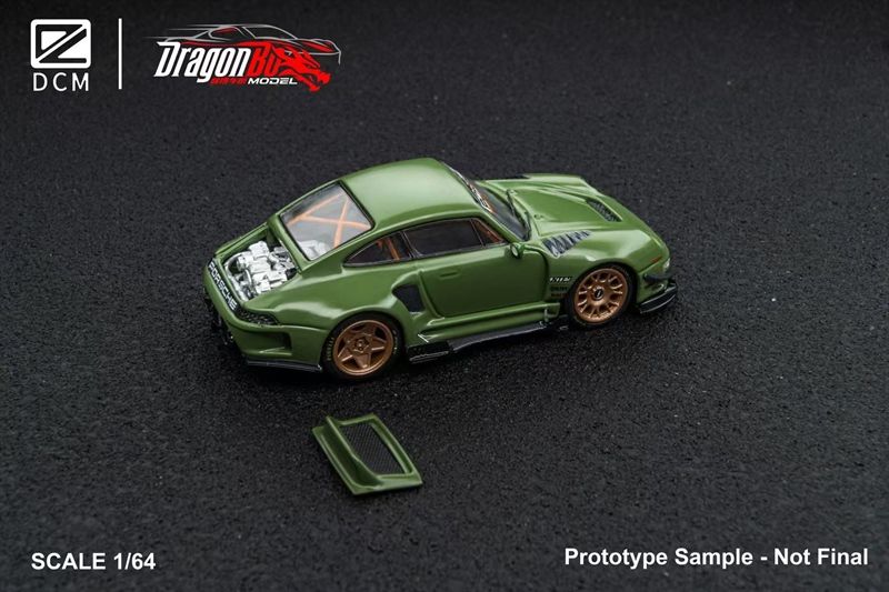  Mô hình xe Porsche 993 punk modified tỉ lệ 1:64 D.BoModel & DCM joint OT64258 