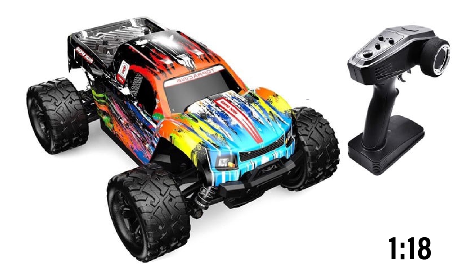  Mô hình xe điều khiển địa hình High speed full color 4WD - 2 cầu tỉ lệ 1:18 Deer man DK005 