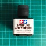  Dung Dịch mực kẻ lằn chìm Panel line accent color Dark Brown Tamiya 87140 
