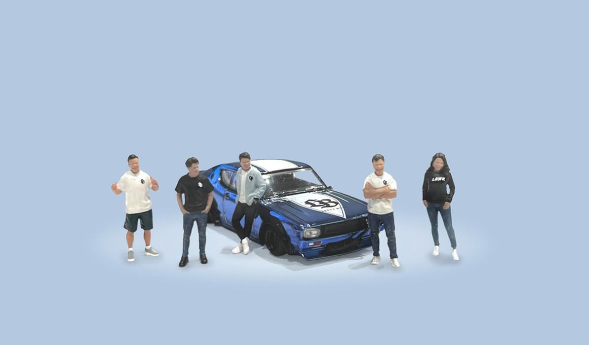  Set mô hình nhân vật Team Liberty Walk (Set of 5) AD-2415 tỉ lệ 1:64 AMERICAN DIORAMA AD-2415 