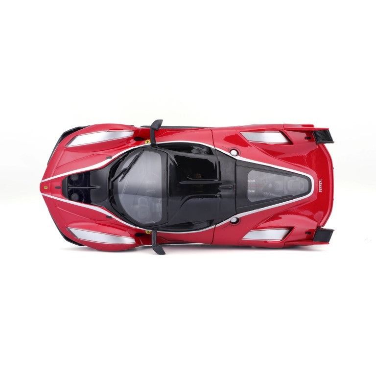  Mô hình xe Ferrari FXX K racing No.10 Rosso red không full kính tỉ lệ 1:24 Bburago 18-26301 OT24057 