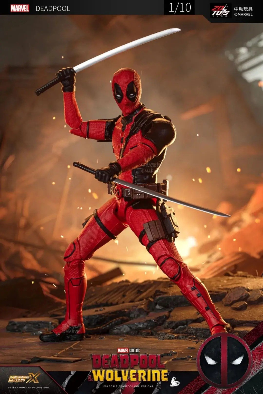  Mô hình nhân vật Marvel Deadpool 