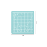  Bảng lót cắt 5 lớp cutting mat 8X8 A6 A5 A4 cao su tự liền màu xanh bạc hà PK490 