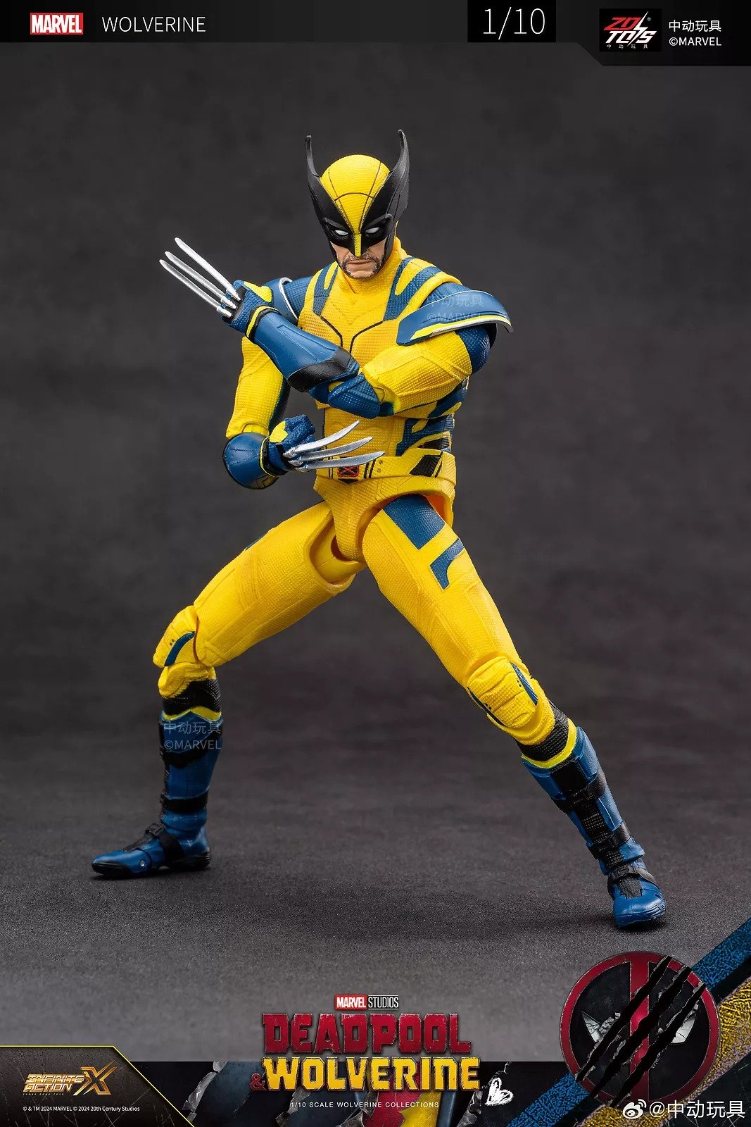  Mô hình nhân vật Marvel Wolverine 