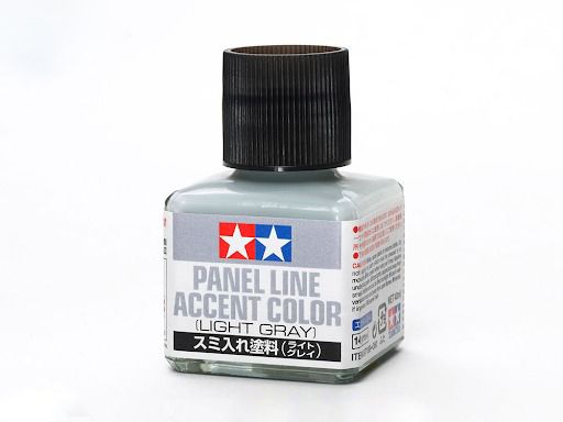  Dung Dịch mực kẻ lằn chìm Panel line accent color Light Gray Tamiya 87189 