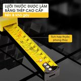 Thước cuốn thép cao cấp DELI Chất Liệu ABS Bọc Cao Su Chắc Chắn Chống Va Đập PK497 