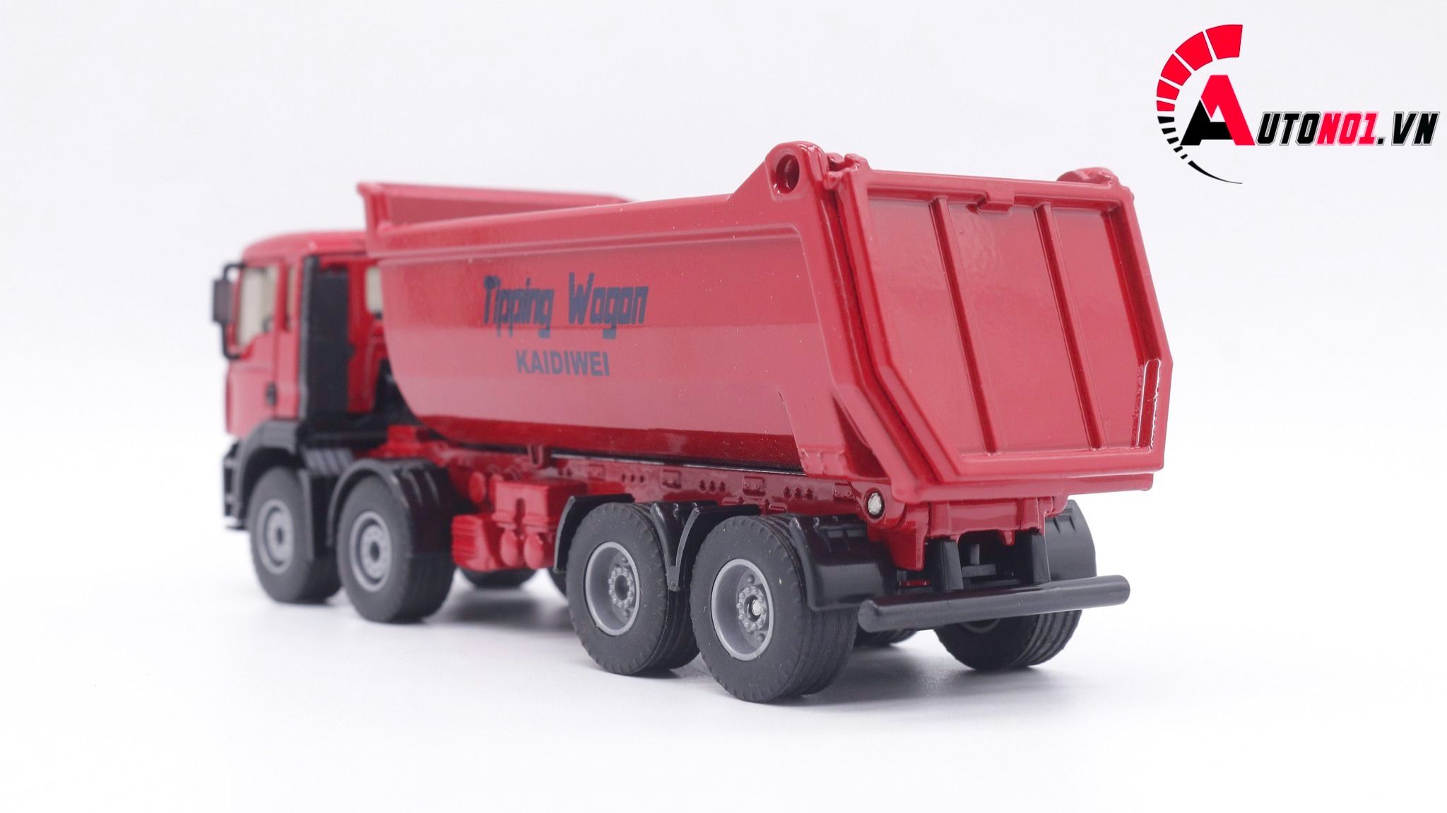  Mô hình xe tải tự đổ bằng kim loại tỉ lệ 1:50 KDW Kaidiwei 1385 