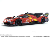  Mô hình xe Ferrari 499P 3.0L turbo V6 team Ferrari Corse #50 - #51 24h Le Mans 2023 tỉ lệ 1:18 Bburago OT374 