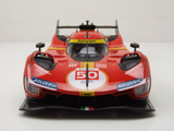  Mô hình xe Ferrari 499P 3.0L turbo V6 team Ferrari Corse #50 - #51 24h Le Mans 2023 tỉ lệ 1:18 Bburago OT374 