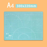  Bảng lót cắt 5 lớp cutting mat 8X8 A6 A5 A4 cao su tự liền màu xanh bạc hà PK490 