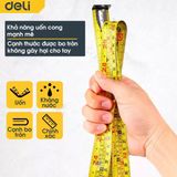  Thước cuốn thép cao cấp DELI Chất Liệu ABS Bọc Cao Su Chắc Chắn Chống Va Đập PK497 