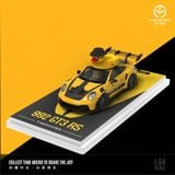  Mô hình xe Porsche 992 GT3 RS yellow paint có phụ kiện đi kèm trên nóc tỉ lệ 1:64 Time micro TM644633 
