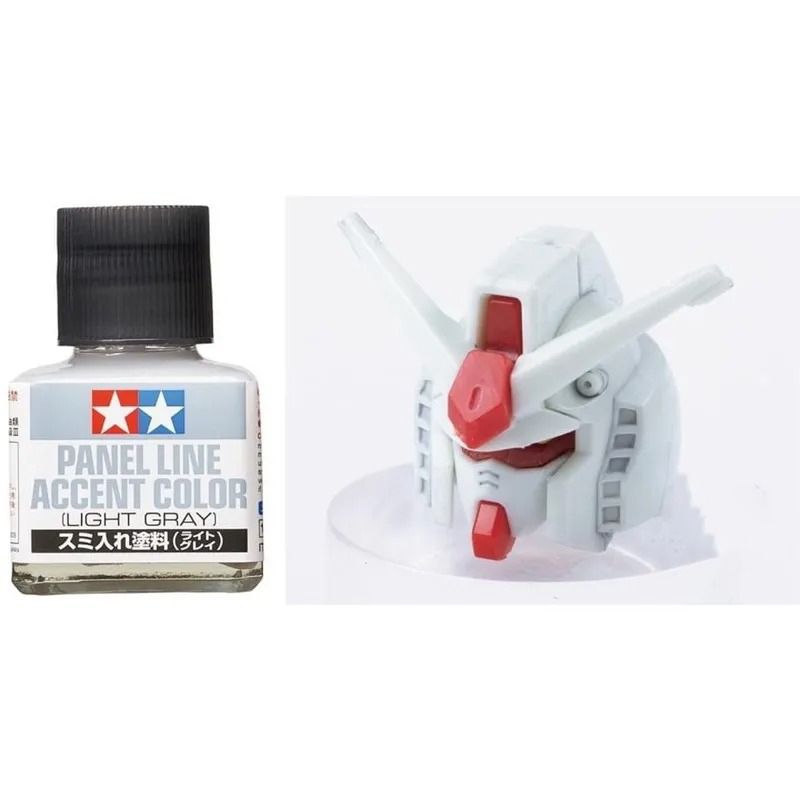  Dung Dịch mực kẻ lằn chìm Panel line accent color Light Gray Tamiya 87189 