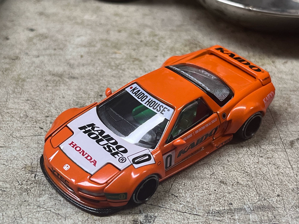  Mô hình xe Honda NSX Kaido Racing V1 Orange tỉ lệ 1:64 Kaido House KHMG119 