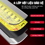  Thước cuốn thép cao cấp DELI Chất Liệu ABS Bọc Cao Su Chắc Chắn Chống Va Đập PK497 