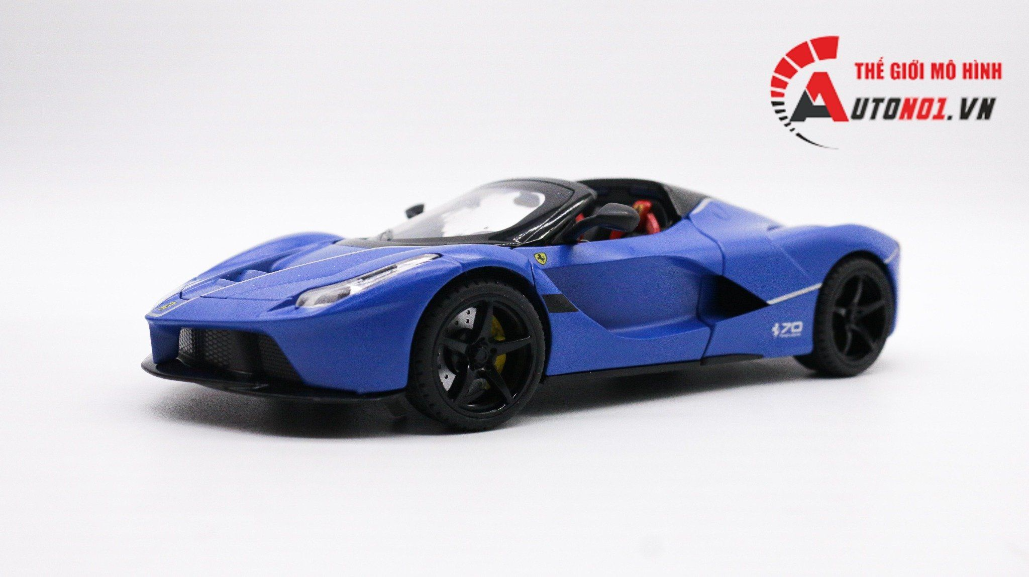  Mô hình xe Ferrari Laferrari Aperta mui trần full open - có âm thanh - có đèn tỉ lệ 1:22 Jiaye Model OT339 