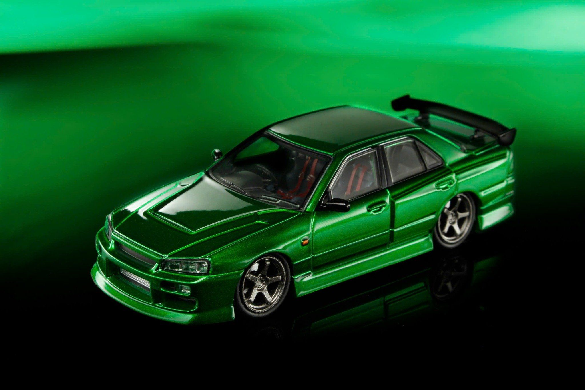  Mô hình xe NISSAN URAS ER34 limited tỉ lệ 1:64 Mortal models OT64084 