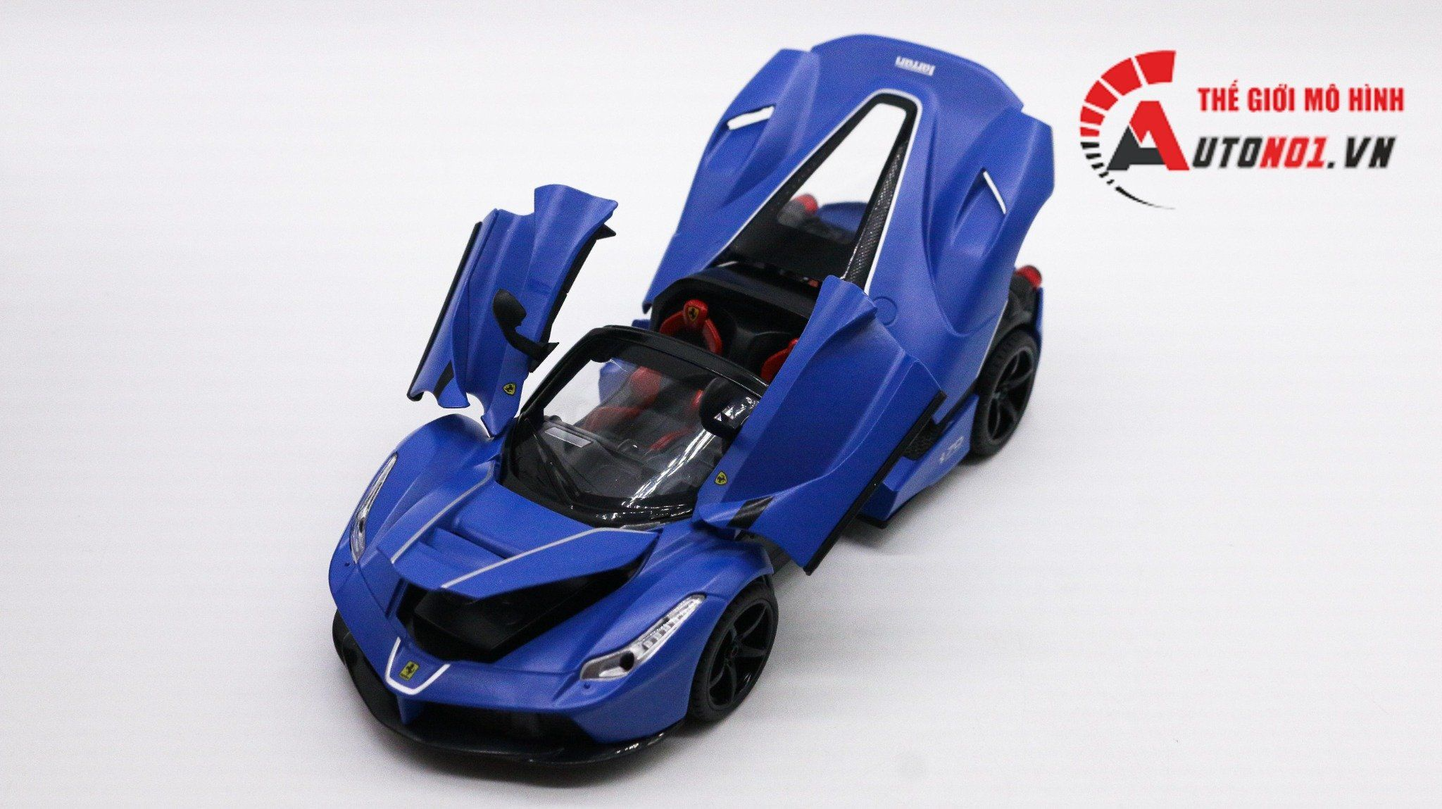  Mô hình xe Ferrari Laferrari Aperta mui trần full open - có âm thanh - có đèn tỉ lệ 1:22 Jiaye Model OT339 