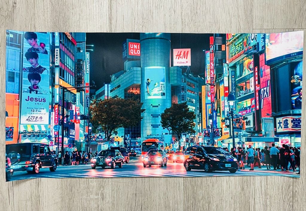 Wallpaper Background Drift Japan Cyperpunk in PP cán mờ chống nước bụi bẩn khổ dài 30x60cm DR038