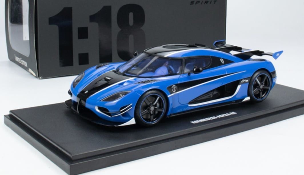  Mô hình xe Koenigsegg Agera RS Blue tỉ lệ 1:18 GT Spirit CLDC028 