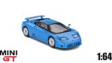  Mô hình xe ô tô Bugatti EB110 GT Blue sky tỉ lệ 1:64 MiniGT MGT00644 