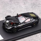  Mô hình xe Ferrari F12 TDF black version mở được capo tỉ lệ 1:64 Little Toys OT64410 