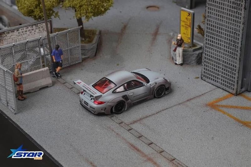  Mô hình xe Porsche 911 (997) Liberty Walk Limited To 999pcs tỉ lệ 1:64 Star Model OT64447 