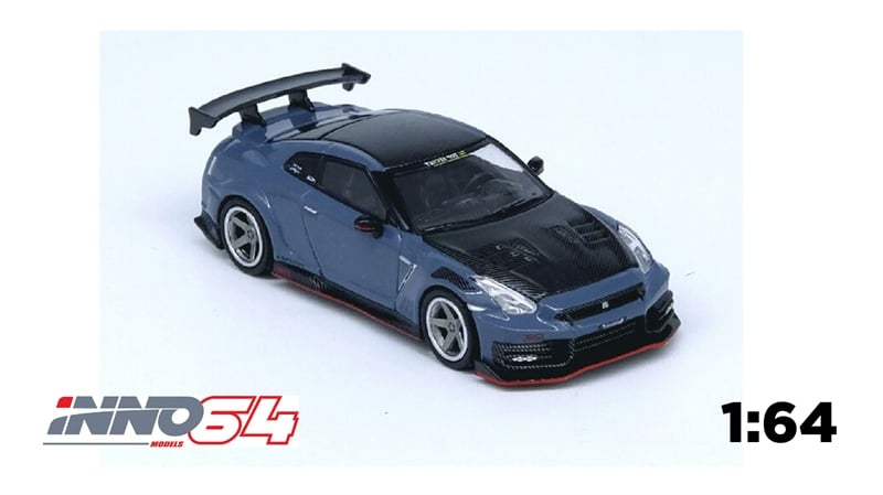  Mô hình xe Nissan GTR-R35 Hongkong toycar salon 2024 TOP SECRET tỉ lệ 1:64 Inno64 model 