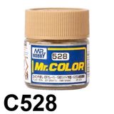  Lacquer C528 IDF Grey 1 1981 Sinai IDF AFV sơn mô hình màu vàng đất Shinai mờ 75% 10ml Mr.Hobby C528 