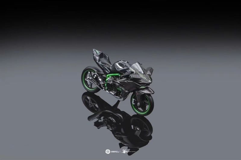  Mô hình xe Mô tô Kawasaki H2R tỉ lệ 1:64 Alloy Model OT64460 
