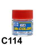  Lacquer C114 RLM23 Red sơn mô hình màu đỏ 10ml Mr.Hobby C114 