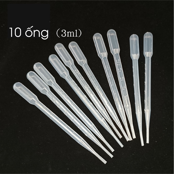  Combo 10 ống nhựa pipet hút sơn 3ml PK441 