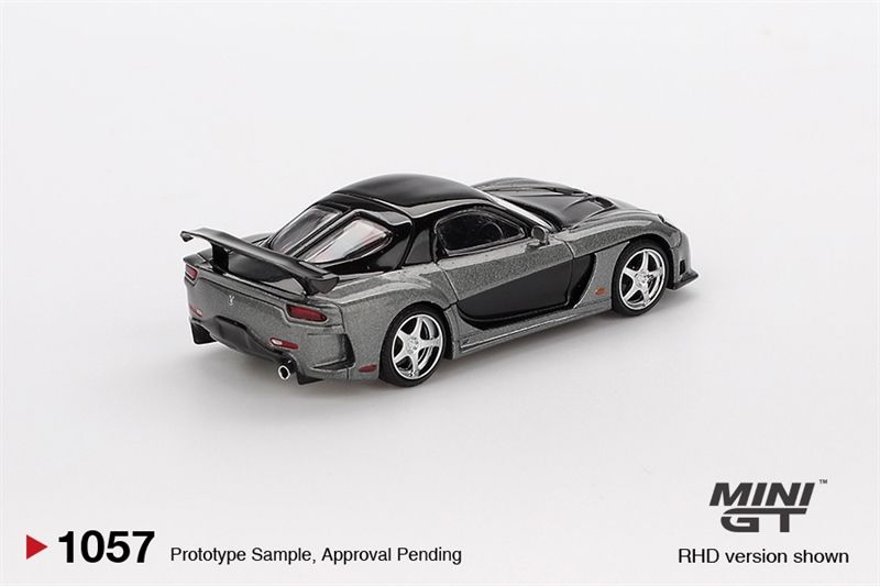  Mô hình xe Mazda RX-7 VeilSide Fortune Grey tỉ lệ 1:64 MiniGT MGT01057 