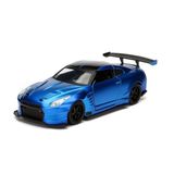  Mô hình xe Brian's Nissan GT R R35 Blue Ben Sopra Fast & Furious 1995 tỉ lệ 1:32 Jada 24075 