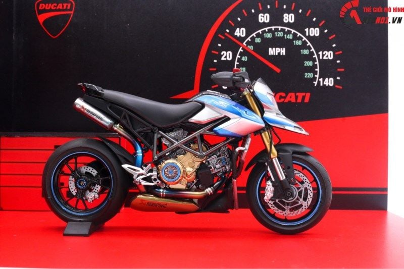  Mô hình xe cao cấp Hypermotard Custom 1:12 Tamiya D021 