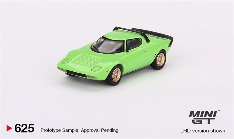  Mô hình xe ô tô Lancia Stratos HF Stradale Verde Chiaro tỉ lệ 1:64 MiniGT MGT00625-CH 