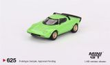  Mô hình xe ô tô Lancia Stratos HF Stradale Verde Chiaro tỉ lệ 1:64 MiniGT MGT00625-CH 