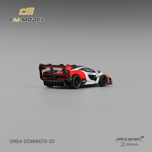  Mô hình xe Mclaren Senna GTR hộp mica 1:64 CM Model CM64-SENNAGTR-03 