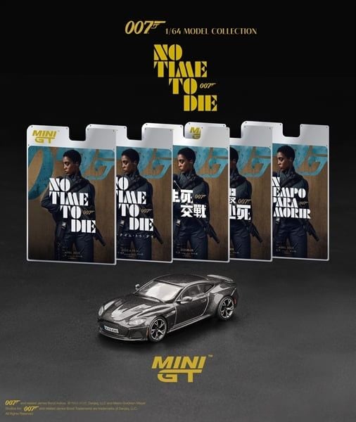  Mô hình xe Aston Martin DBS “No Time To Die” / Traditional Chinese Blister Packaging tỉ lệ 1:64 MiniGT bản card MGT00904-007TC 