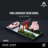  Hộp trưng bày mô phỏng mica phong cảnh cổng trời Nhật bản - Torii landscape scene model tỉ lệ 1:64 MoreArt MO901323 
