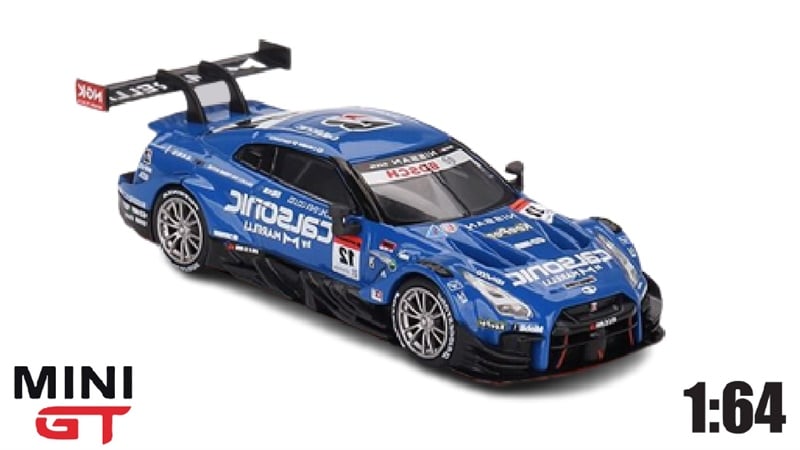  Mô hình xe Nissan GT-R Nismo GT500 #12 Calsonic Team Impul 2021 tỉ lệ 1:64 MiniGT MGT00636-L 