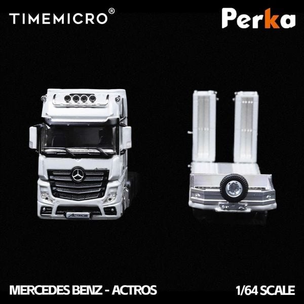  Mô hình xe Mercedes-Benz Actros Pallet Truck tỉ lệ 1:64 Time Micro - Perka TM646731 