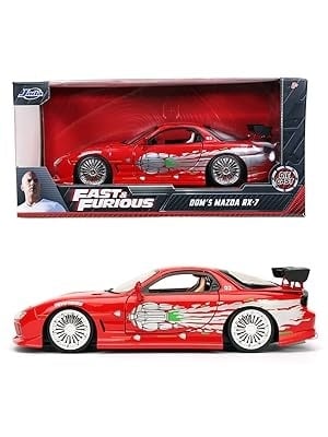  Mô hình xe Fast & Furious Dom's 1993 Mazda RX-7 tỉ lệ 1:24 Jda Toys 98338 